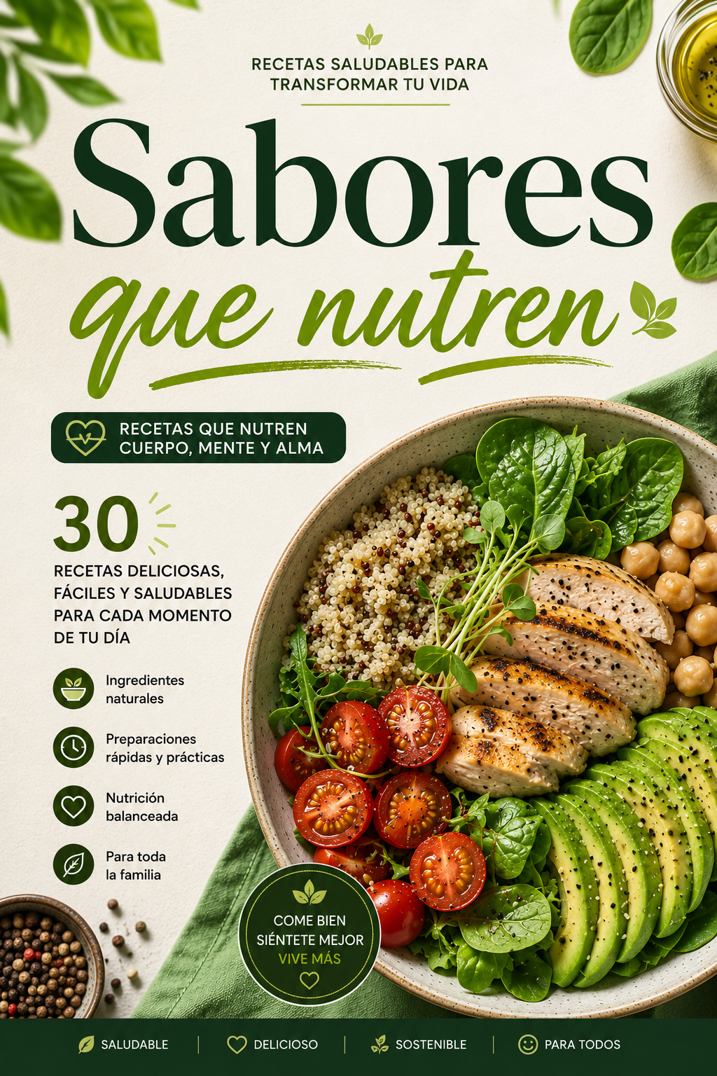 Portada del ebook Sabores que Nutren